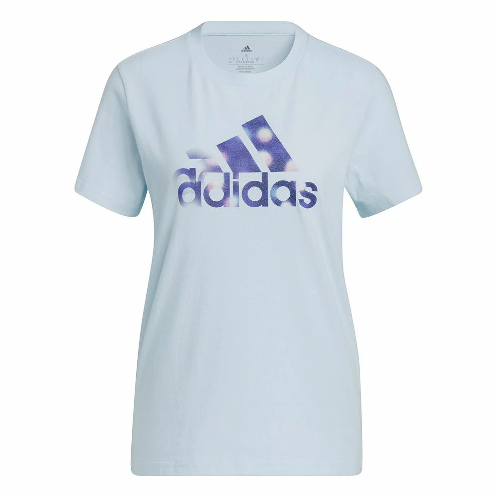 Women's adidas Winter Lights Badge of Sport Graphic Tee 8 Women's adidas Winter Lights Badge of Sport Graphic Tee - Image 6
