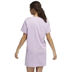 Women's adidas Leopard Metallic Badge of Sport Graphic T-Shirt Dress -Adidas shop 5709291 ALT