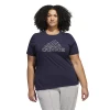 Plus Size adidas Celestial Badge Of Sport Graphic Tee -Adidas shop 5714098 Legend Ink