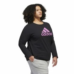 Plus Size adidas Basic Badge Of Sport Tee -Adidas shop 5714100 ALT2