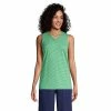 Women's Lands' End Crochet Trim Tunic Tank