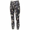 Women's FLX Ascent High-Waisted 7/8 Ankle Leggings -Adidas shop 5720975 Pitch Black Floral