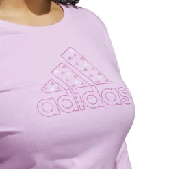 Plus Size adidas Mini Badge Of Sport Long Sleeve Graphic Tee -Adidas shop 5721653 ALT3