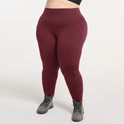Plus Size FLX Ascent High-Waisted 7/8 Ankle Leggings 10 Plus Size FLX Ascent High-Waisted 7/8 Ankle Leggings -Adidas shop 5721982 Plum Pie