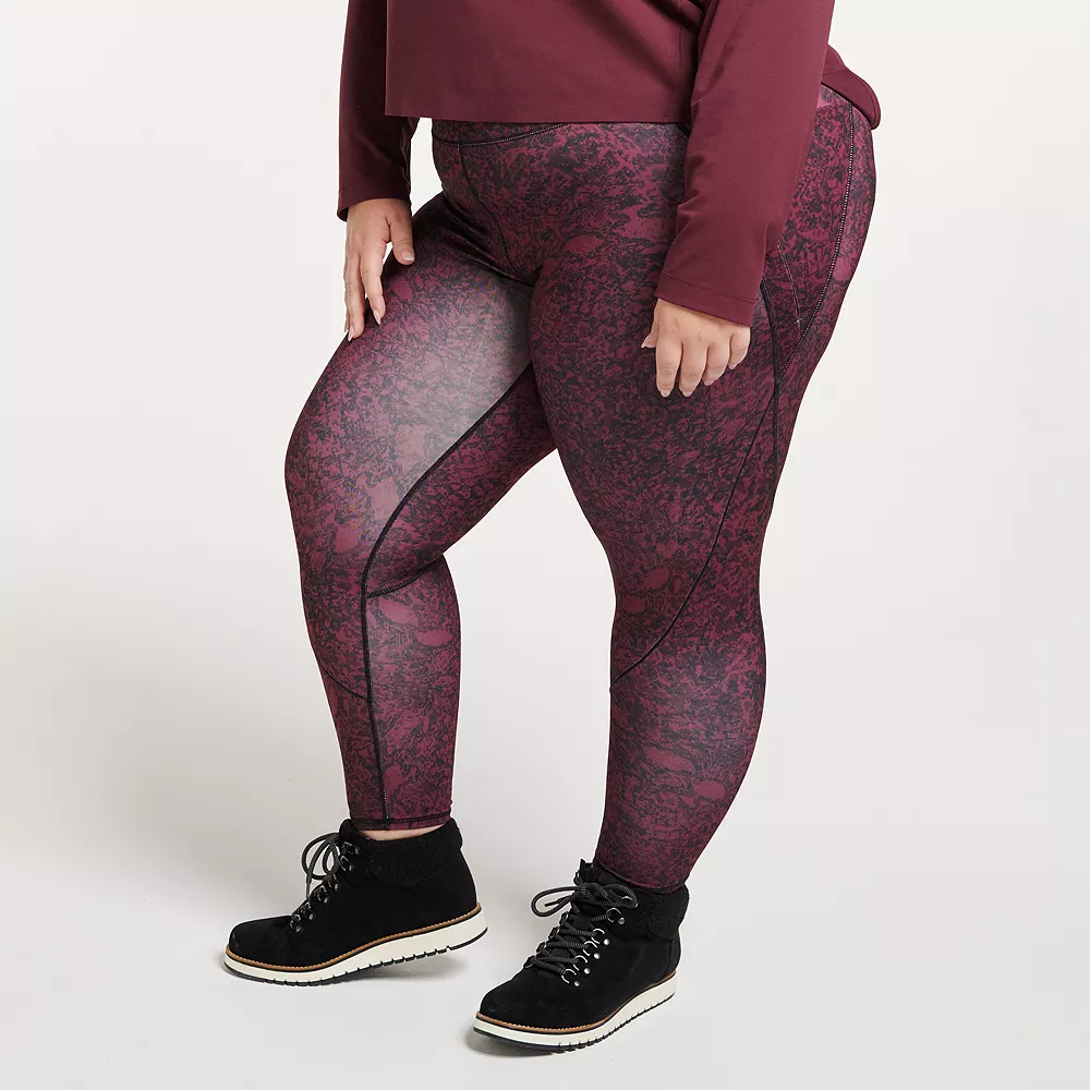 Plus Size FLX Ascent High-Waisted 7/8 Ankle Leggings 6 Plus Size FLX Ascent High-Waisted 7/8 Ankle Leggings - Image 4
