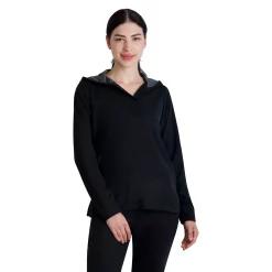 Women's Gaiam Asana Fleece Hoodie -Adidas shop 5723674 Black