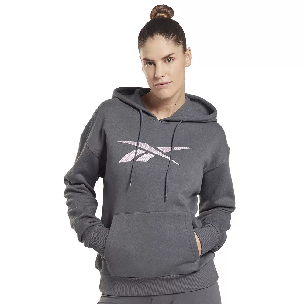 Women's Reebok Identity Logo Fleece Hoodie 3 Women's Reebok Identity Logo Fleece Hoodie