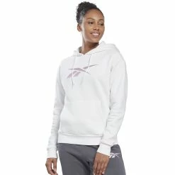 Women's Reebok Identity Logo Fleece Hoodie 9 Women's Reebok Identity Logo Fleece Hoodie -Adidas shop 5736026 White