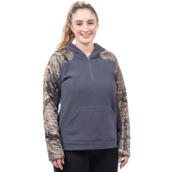 Women's Huntworth Quarter-Zip 2-Tone Fleece Hoodie