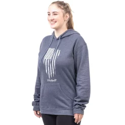 Women's Huntworth Distressed Flag Graphic Hoodie -Adidas shop 5738063 ALT2