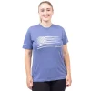 Women's Huntworth Distressed Flag Graphic Tee