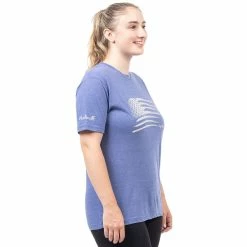 Women's Huntworth Distressed Flag Graphic Tee -Adidas shop 5738067 ALT2