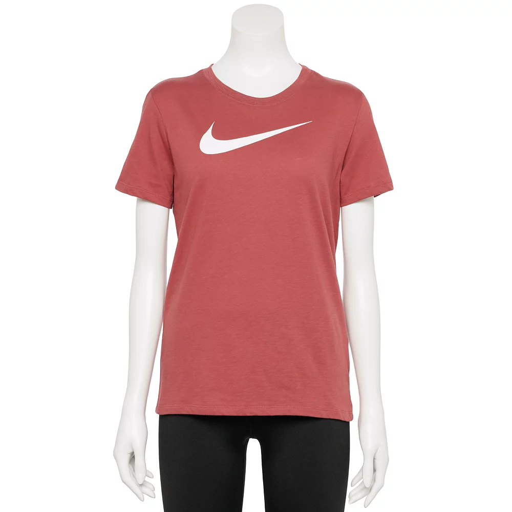Women's Nike Dri-FIT Swoosh Graphic Tee 6 Women's Nike Dri-FIT Swoosh Graphic Tee - Image 4