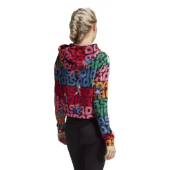 Women's adidas FARM Rio 3-Stripes Fleece Hoodie -Adidas shop 5770373 ALT