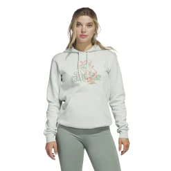 Women's adidas Bloom Fleece Hoodie -Adidas shop 5770378 Linen Green