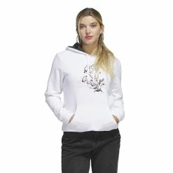 Women's adidas Bloom Fleece Hoodie -Adidas shop 5770378 White