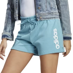 Women's adidas Essentials Linear French Terry Shorts -Adidas shop 5774104 Preloved Blue