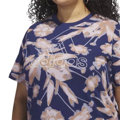 Plus Size adidas Bloom Print Tee 13 Plus Size adidas Bloom Print Tee -Adidas shop 5774292 ALT2