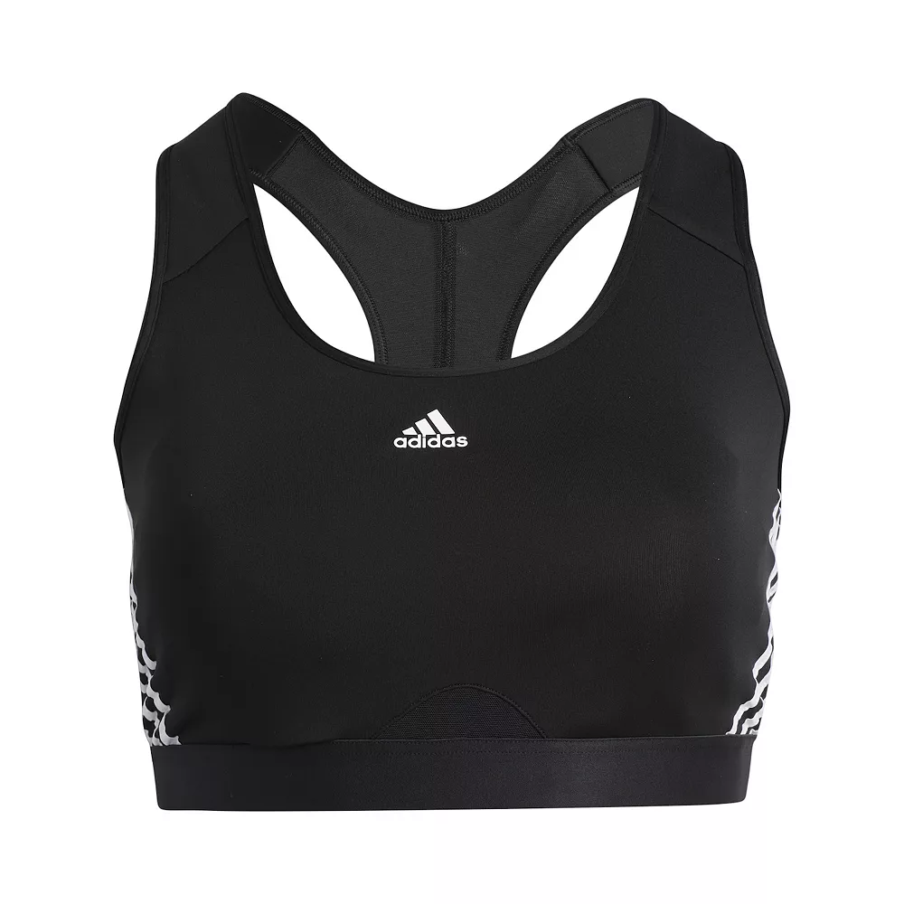 Plus Size adidas Powerreact Training Medium-Impact Sports Bra 13 Plus Size adidas Powerreact Training Medium-Impact Sports Bra - Image 11