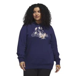 Plus Size adidas Bloom Fleece Hoodie 10 Plus Size adidas Bloom Fleece Hoodie -Adidas shop 5777448 Dark Blue