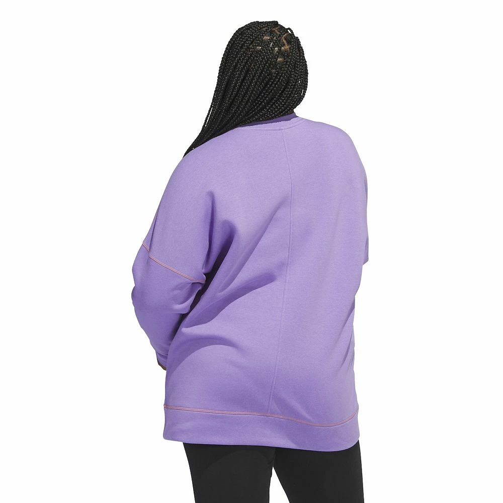 Plus Size adidas Graphic Sporstwear Indoor Crewneck Sweatshirt 8 Plus Size adidas Graphic Sporstwear Indoor Crewneck Sweatshirt - Image 6