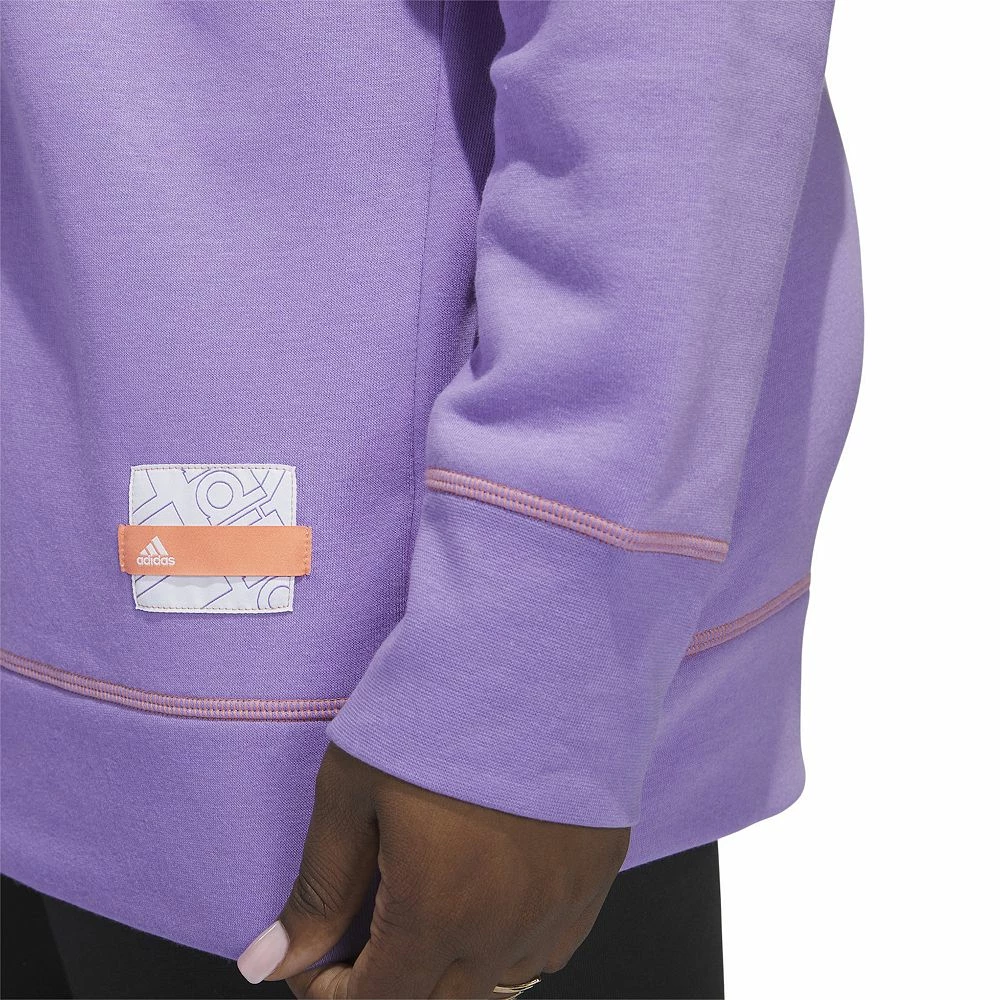 Plus Size adidas Graphic Sporstwear Indoor Crewneck Sweatshirt 9 Plus Size adidas Graphic Sporstwear Indoor Crewneck Sweatshirt - Image 7