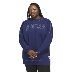 Plus Size adidas Graphic Sporstwear Indoor Crewneck Sweatshirt 12 Plus Size adidas Graphic Sporstwear Indoor Crewneck Sweatshirt -Adidas shop 5777570 Dark Blue