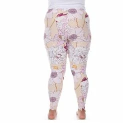 Plus Size White Mark Printed High-Waisted Leggings -Adidas shop 5780869 ALT