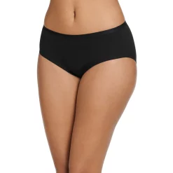 Women's Jockey® Worry Free Heavy Absorbency Hipster Panty 2584 -Adidas shop 5789936 Black
