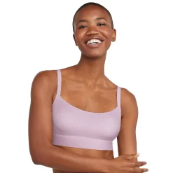 Hanes Ultimate® Comfort Flex Fit Authentic Longline Scoop Crop Bralette DHY201