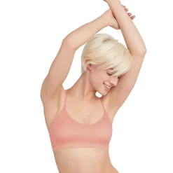 Hanes Ultimate® Comfort Flex Fit Authentic Cami Crop Bralette DHY202 -Adidas shop 5798298 Pink Gleam