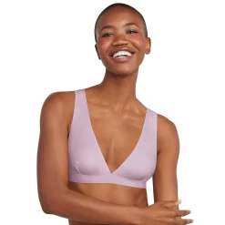Hanes Ultimate® Comfort Flex Fit Authentic Triangle Pullover Bralette DHY203 -Adidas shop 5798299 Lilac Meringue Waffle