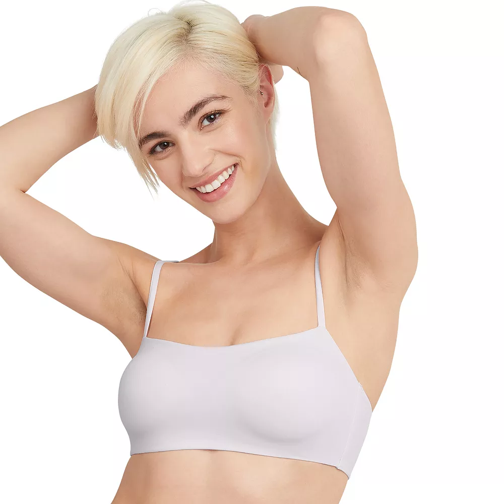 Hanes Ultimate® Comfort Flex Fit Authentic Bandeau Contour Bralette DHY205 4 Hanes Ultimate® Comfort Flex Fit Authentic Bandeau Contour Bralette DHY205 - Image 2