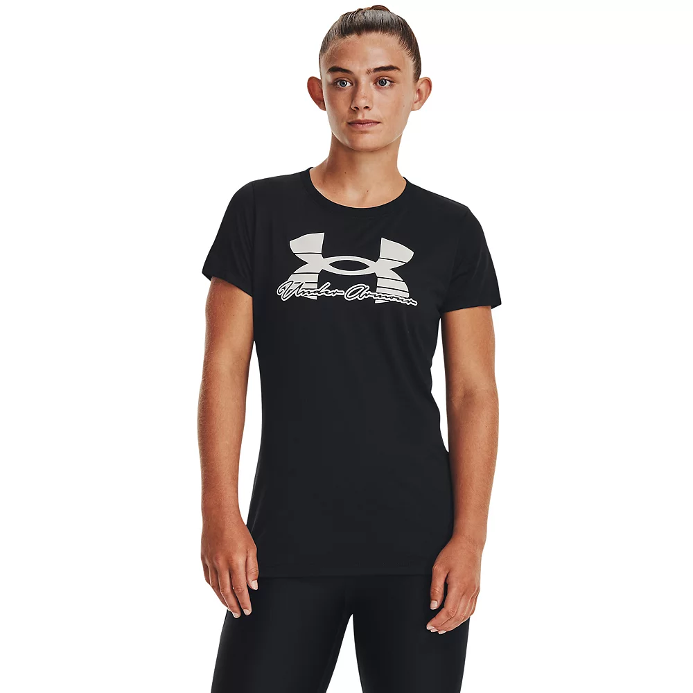 Women's Under Armour Tech™ Script Logo Tee 3 Women's Under Armour Tech™ Script Logo Tee