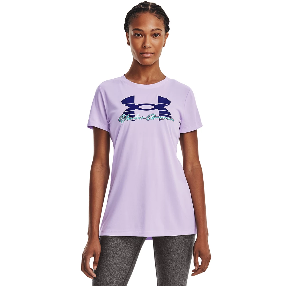Women's Under Armour Tech™ Script Logo Tee 7 Women's Under Armour Tech™ Script Logo Tee - Image 5
