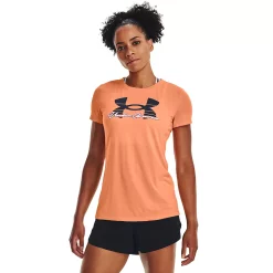 Women's Under Armour Tech™ Script Logo Tee 15 Women's Under Armour Tech™ Script Logo Tee -Adidas shop 5811969 Orange Tropic