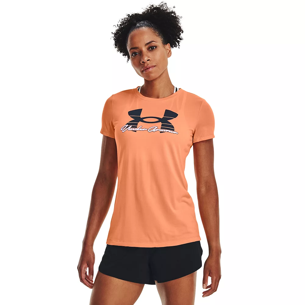 Women's Under Armour Tech™ Script Logo Tee 6 Women's Under Armour Tech™ Script Logo Tee - Image 4