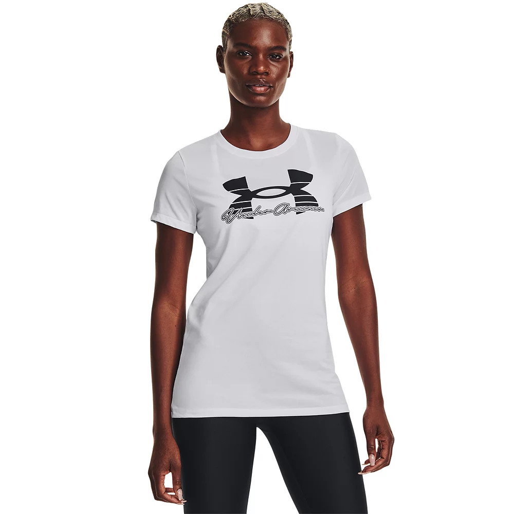 Women's Under Armour Tech™ Script Logo Tee 5 Women's Under Armour Tech™ Script Logo Tee - Image 3