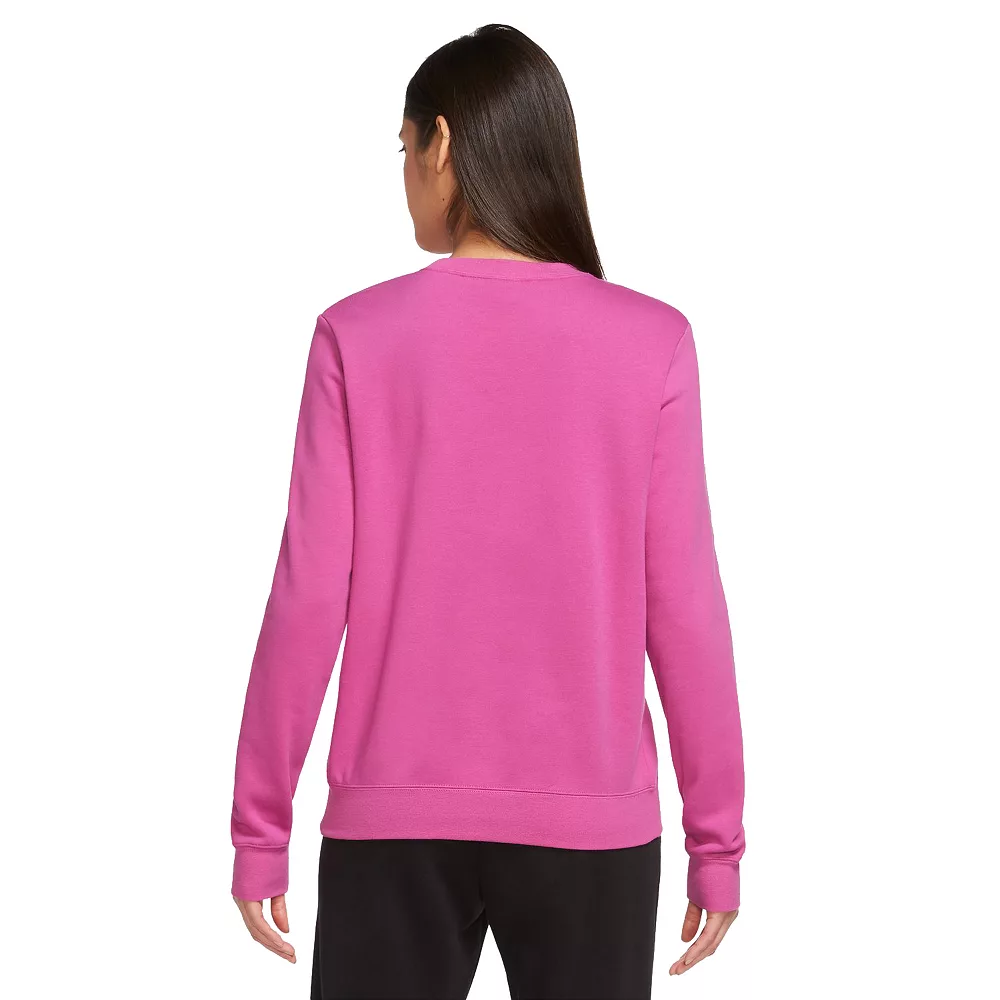 Women's Nike Sportswear Club Fleece Gingham Logo Sweatshirt 6 Women's Nike Sportswear Club Fleece Gingham Logo Sweatshirt - Image 4