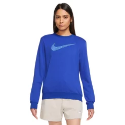 Women's Nike Sportswear Club Fleece Gingham Logo Sweatshirt 8 Women's Nike Sportswear Club Fleece Gingham Logo Sweatshirt -Adidas shop 5813726 Hyper Royal