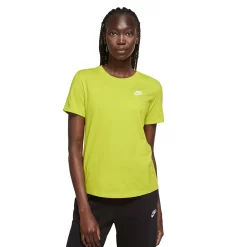 Women's Nike Sportswear Club Essentials Tee -Adidas shop 5813727 Bright Cactus