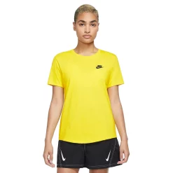Women's Nike Sportswear Club Essentials Tee -Adidas shop 5813727 Opti Yellow