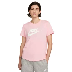 Women's Nike Sportswear Essentials Logo Tee 18 Women's Nike Sportswear Essentials Logo Tee -Adidas shop 5813729 Soft Pink