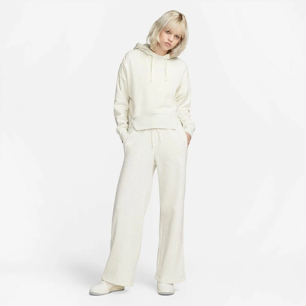 Women's Nike Sportswear Club Fleece Midrise Wide-Leg Pants 6 Women's Nike Sportswear Club Fleece Midrise Wide-Leg Pants - Image 4
