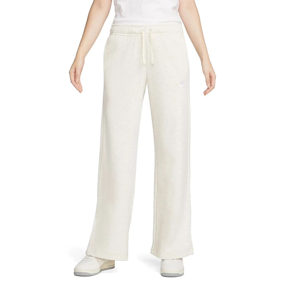 Women's Nike Sportswear Club Fleece Midrise Wide-Leg Pants 3 Women's Nike Sportswear Club Fleece Midrise Wide-Leg Pants
