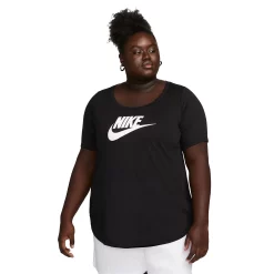 Plus Size Nike Sportswear Club Tee -Adidas shop 5815789 Black