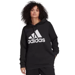 Plus Size adidas Graphic Fleece Hoodie