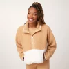 Women's Tone It Up Teddy Jacket -Adidas shop 5884950 Tan