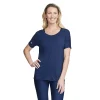 Women's Mazu Swim Ultra Soft Strappy-Back Swim Cover-Up Tee -Adidas shop 5898887 Navy