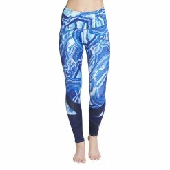Women's Mazu Swim High-Rise Slimming Swim Leggings -Adidas shop 5898889 Blue